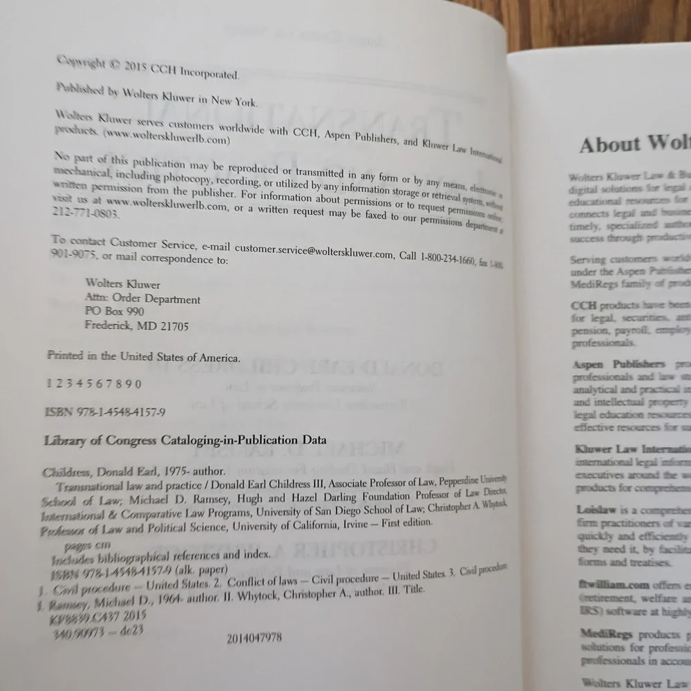 Aspen Casebook Series: Transactional Law and Practice - Childress Ramsey Whytock